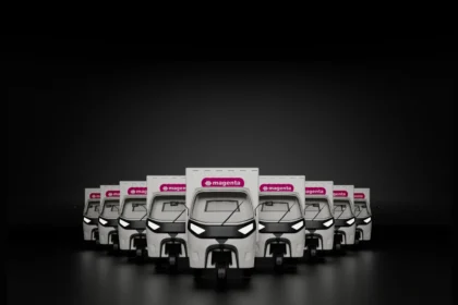 Electric cargo truck by Tata Motors Magenta Mobility for sustainable logistics.