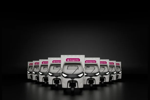 Electric cargo truck by Tata Motors Magenta Mobility for sustainable logistics.