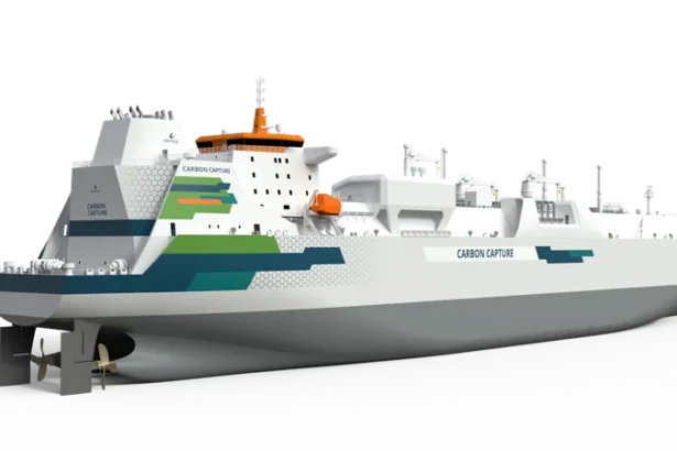Wärtsilä's ship emissions reduction technology tested on Clipper Eris in Singapore in February 2025.