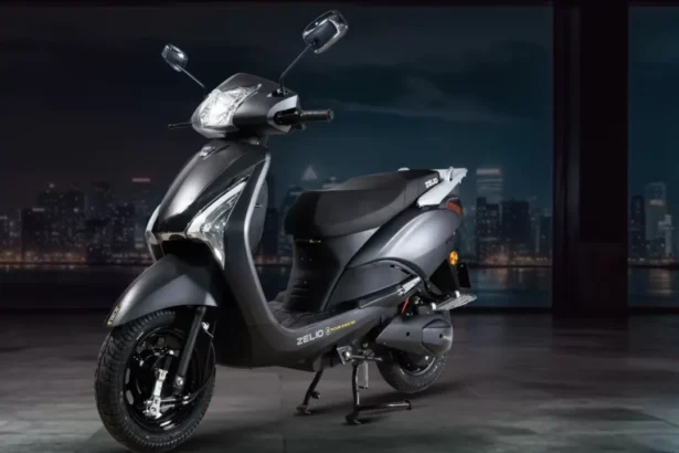 Electric scooter from Zelio E Mobility for urban commuting.
